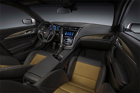 Inside a Cadillac