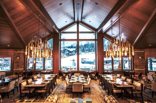 The restaurant at Four Seasons Jackson Hole