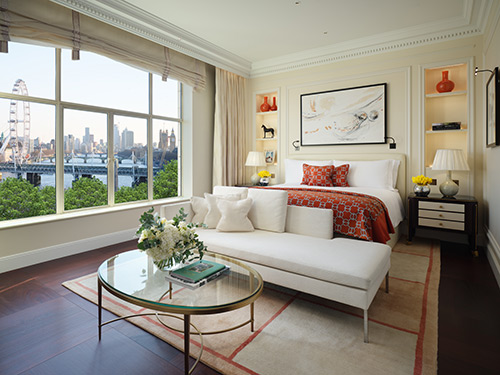 The Savoy suite at the Savoy