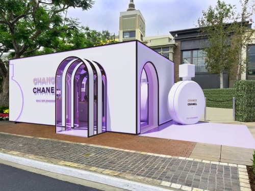 The Chanel Chance Eau Splendide activation at The Grove