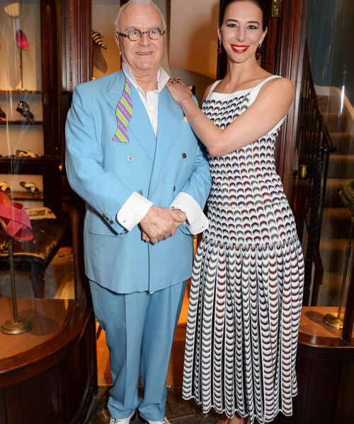 Manolo Blahnik and Kristina Blahnik