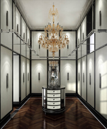 The Perfect Chandelier for Every Closet 