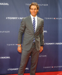 Rafael Nadal Takes the Court in Bryant Park